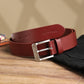 Men's Red Solid Belt - 0019 View