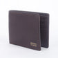 Men's Brown Solid Bi-Fold Wallet - 1 View