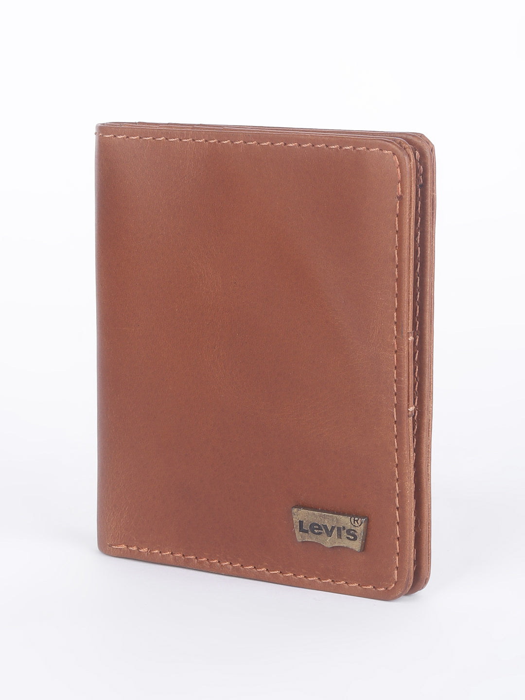 Men's Tan Solid Card Holder - 4ff0e5f5-8256-41d1-bfa1-4a27d6d3ad6b View