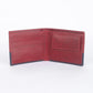 Men's Red Colorblock Bi-Fold Wallet - 1 View