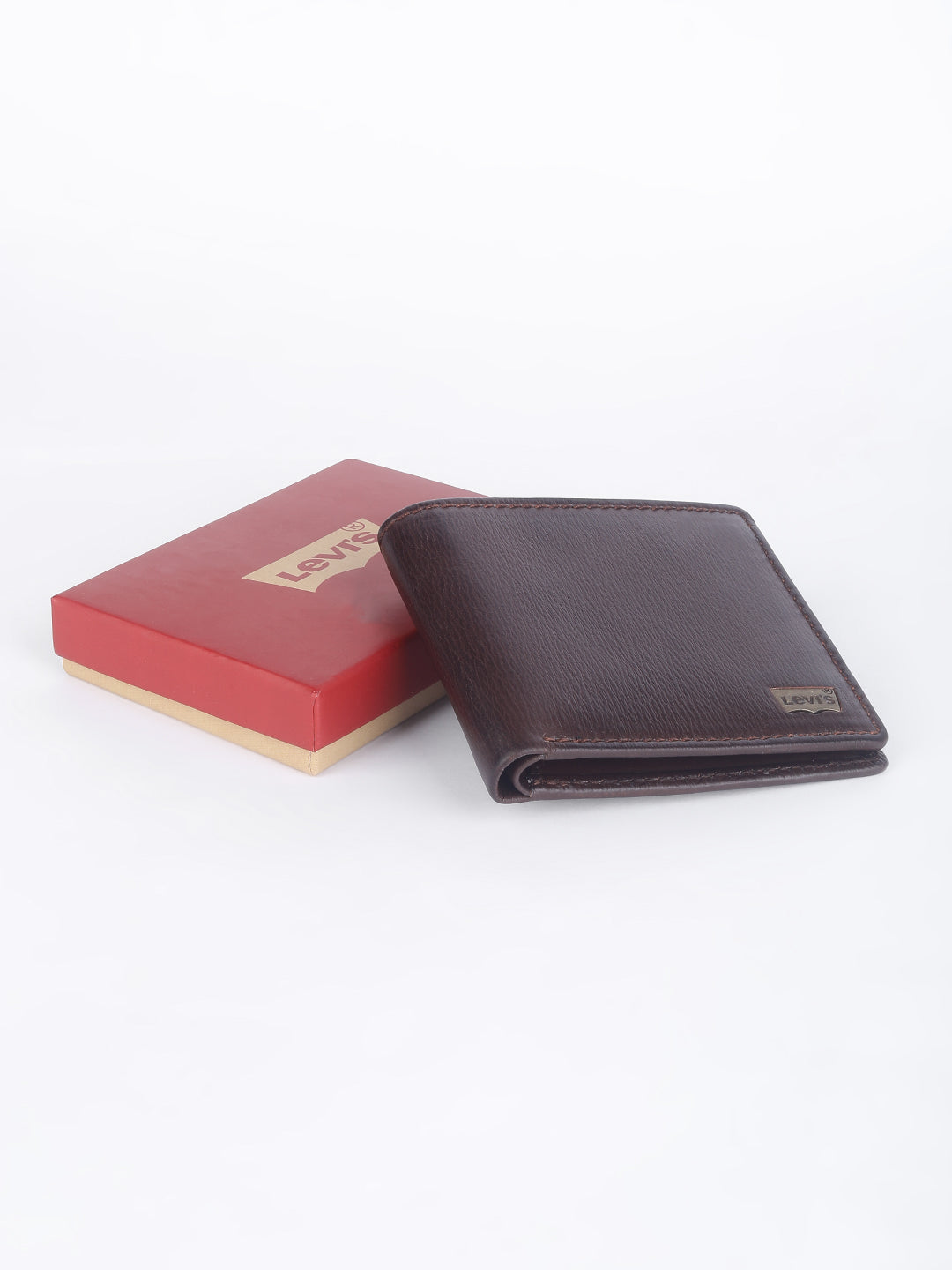 Men's Brown Solid Bi-Fold Wallet - 0022 View