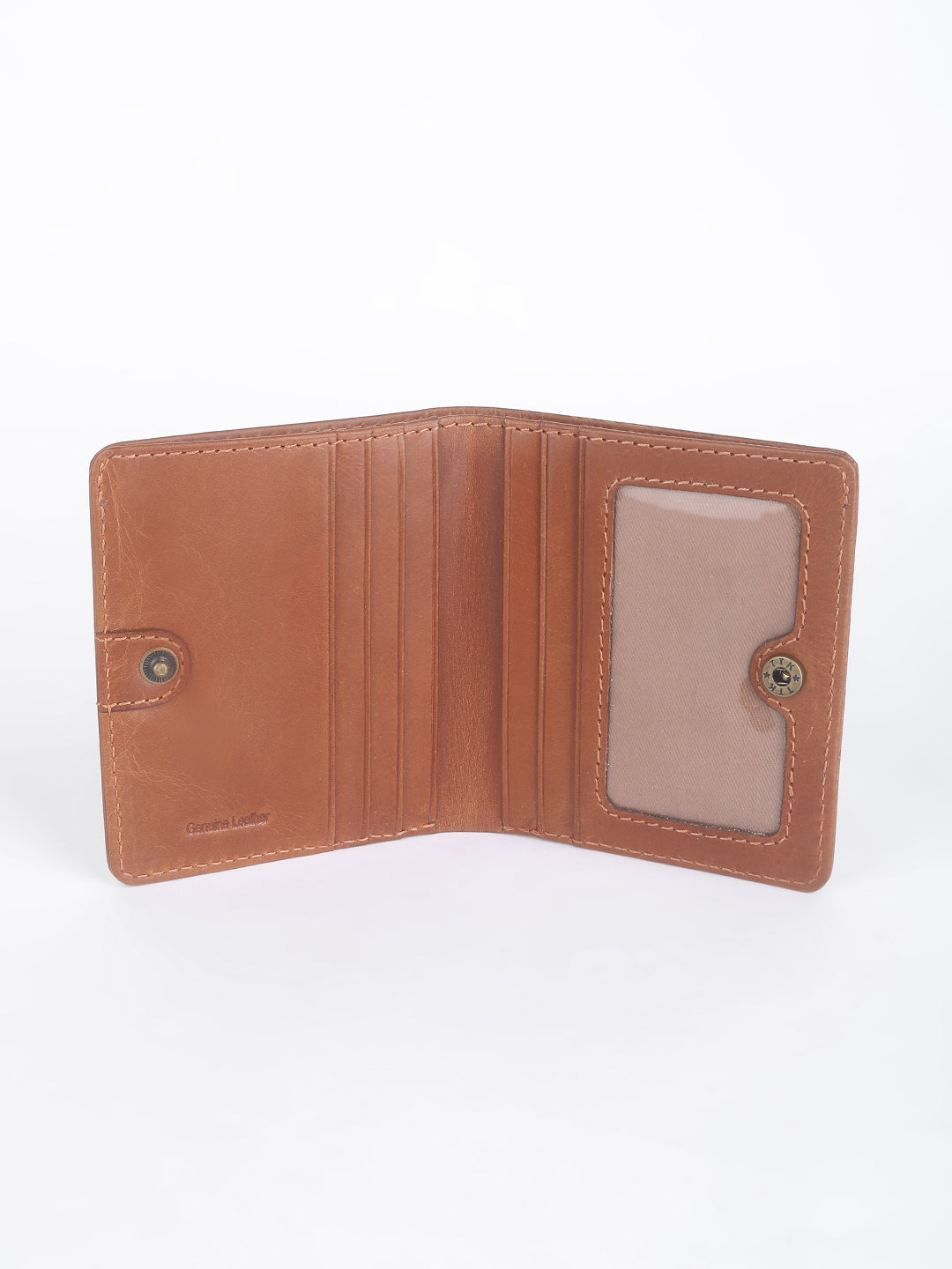Men's Tan Solid Card Holder - 5da9d834-4775-4971-a439-62683da3d19a View