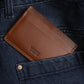 Men's Tan Solid Card Holder - de60146e-6267-4460-be08-e2c5d2482130 View