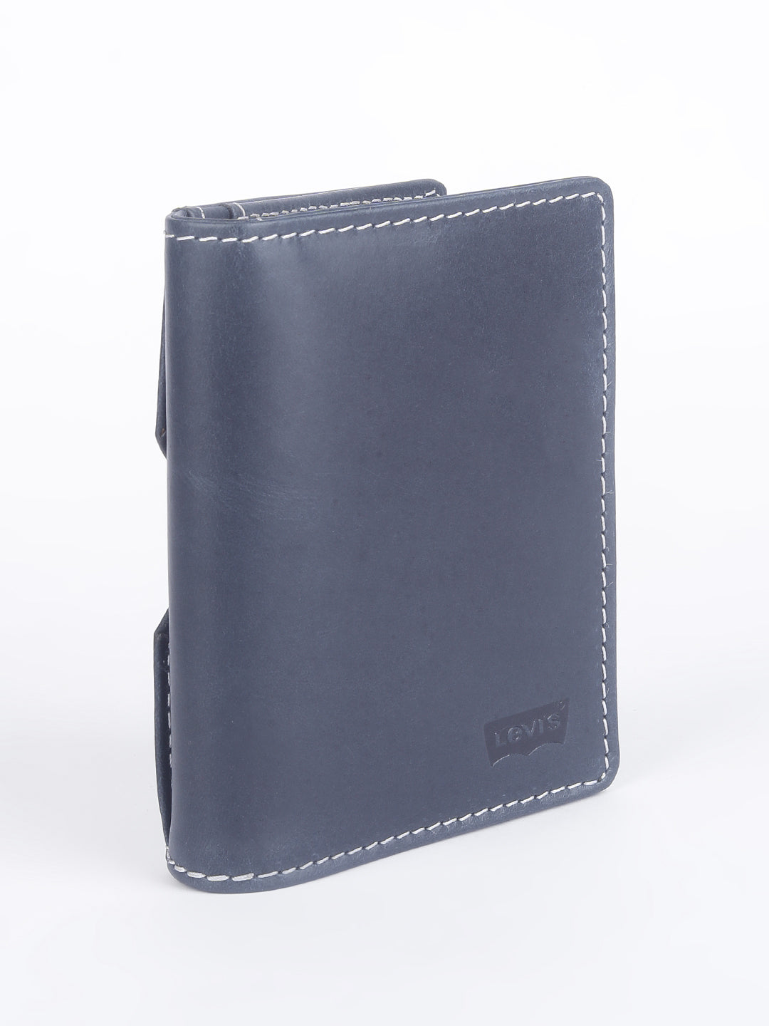 Men's Navy Solid Card Holder - 0024 View