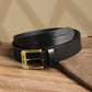 Men's Black Solid Belt - 0025 View