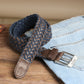 Men's Brown Textured Belt - 0026 View