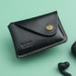 Men's Black Solid Card Holder - 92936eae-95ba-4150-9ced-1c12e87d5168 View