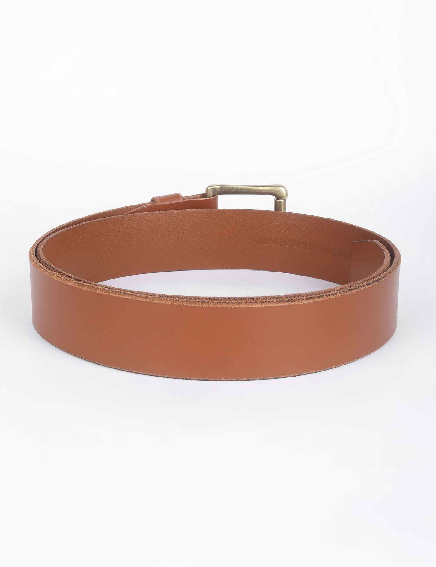 Men's Tan Solid Belt - 0034 View