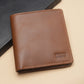 Men's Tan Solid Bi-Fold Wallet - 0036 View