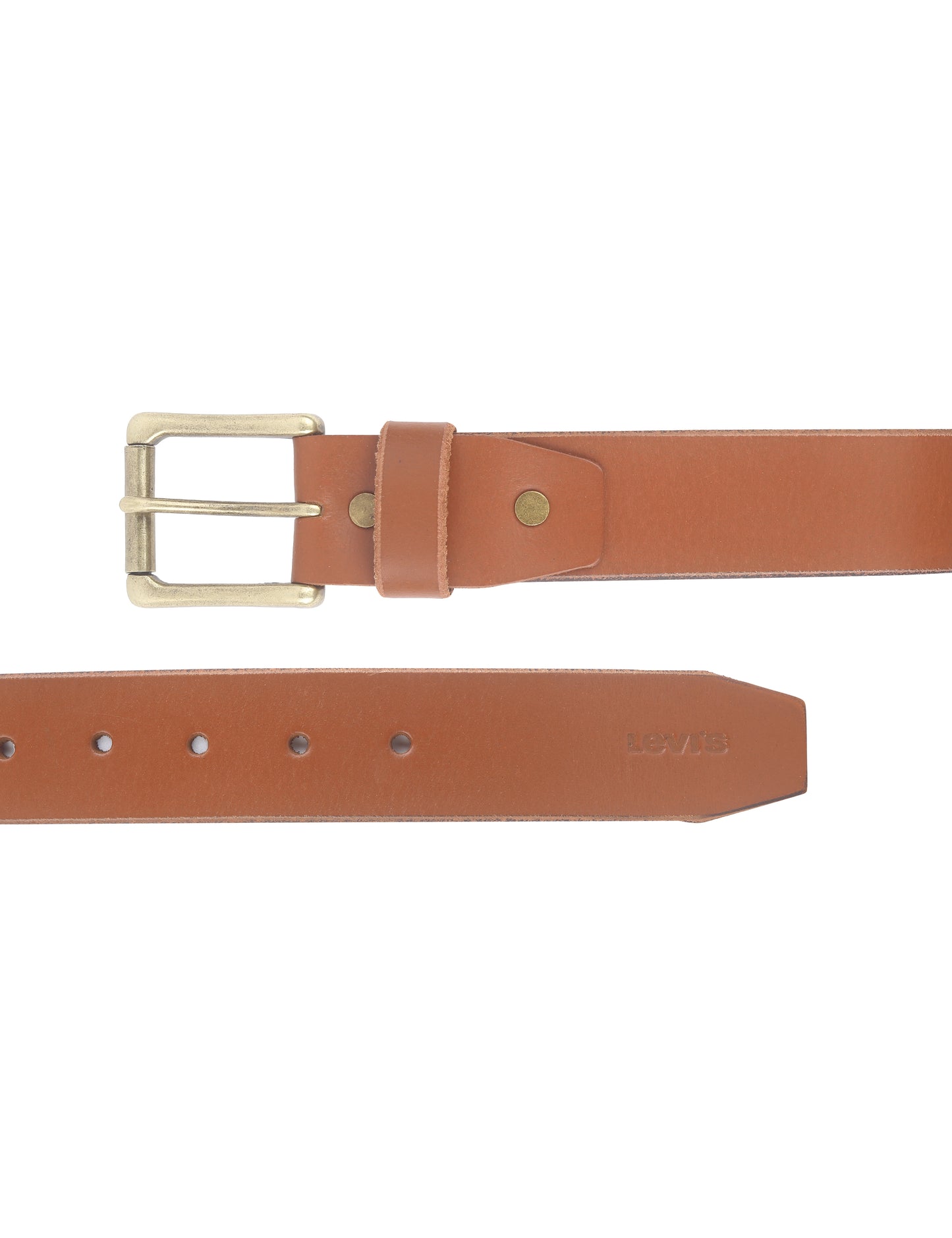 Men's Tan Solid Belt - 0037 View