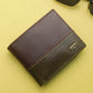 Men's Brown Colorblock Bi-Fold Wallet - 0048 View