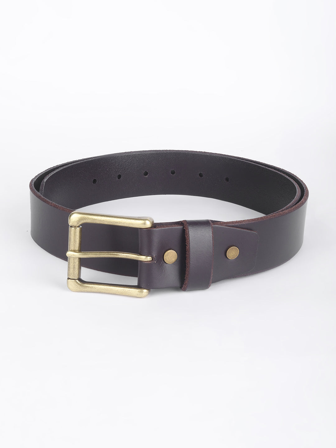Men's Brown Solid Belt - 0060 View