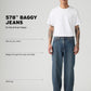 Men's 578 Blue Baggy Fit Mid Rise Tinted Cargos - 51d83d24-b2a5-4315-832b-1074ceaa4399 View