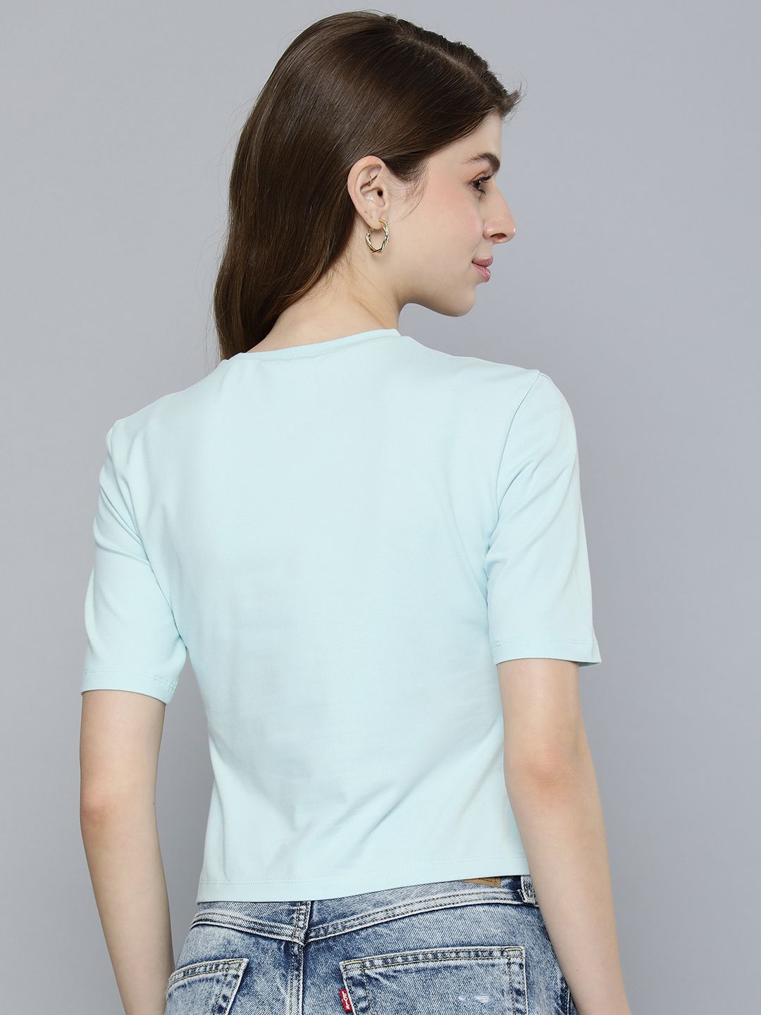 Women's Brand Logo Slim Fit T-shirt - a998e9b1847b417ebe2a6705f589b3b0 View