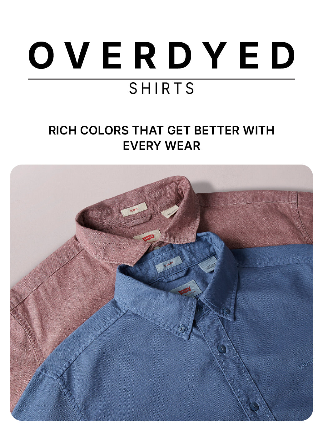 Men's Checkered Slim Fit Overdyed Oxford Shirt - 24fa5529-1869-4831-95fe-85a76b6e0145 View