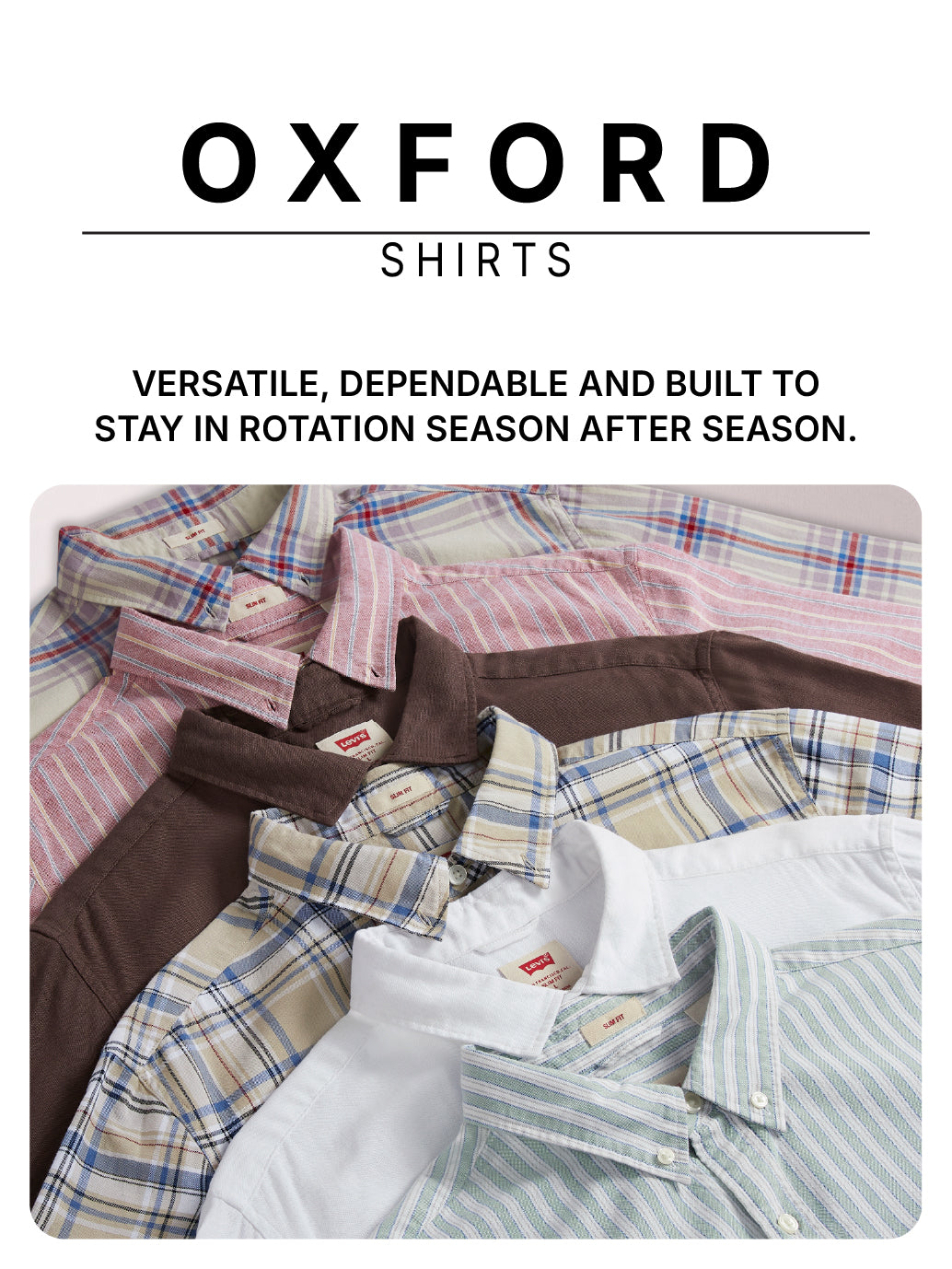 Men's Solid Slim Fit Oxford Redloop Shirt - a943c87d-9159-4f2f-8aeb-120e88e3eb01 View