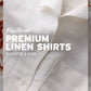 Men's Redloop Solid Slim Fit Linen Shirt - Linen View