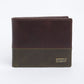 Men's Brown Colorblock Bi-Fold Wallet - 0 View