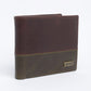Men's Brown Colorblock Bi-Fold Wallet - 1 View