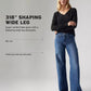 Women's 318 Light Indigo Shaping Wide Leg Fit Mid Rise Jeans - b98c6782-75d1-4bc8-89c3-71852a5dd0b1 View