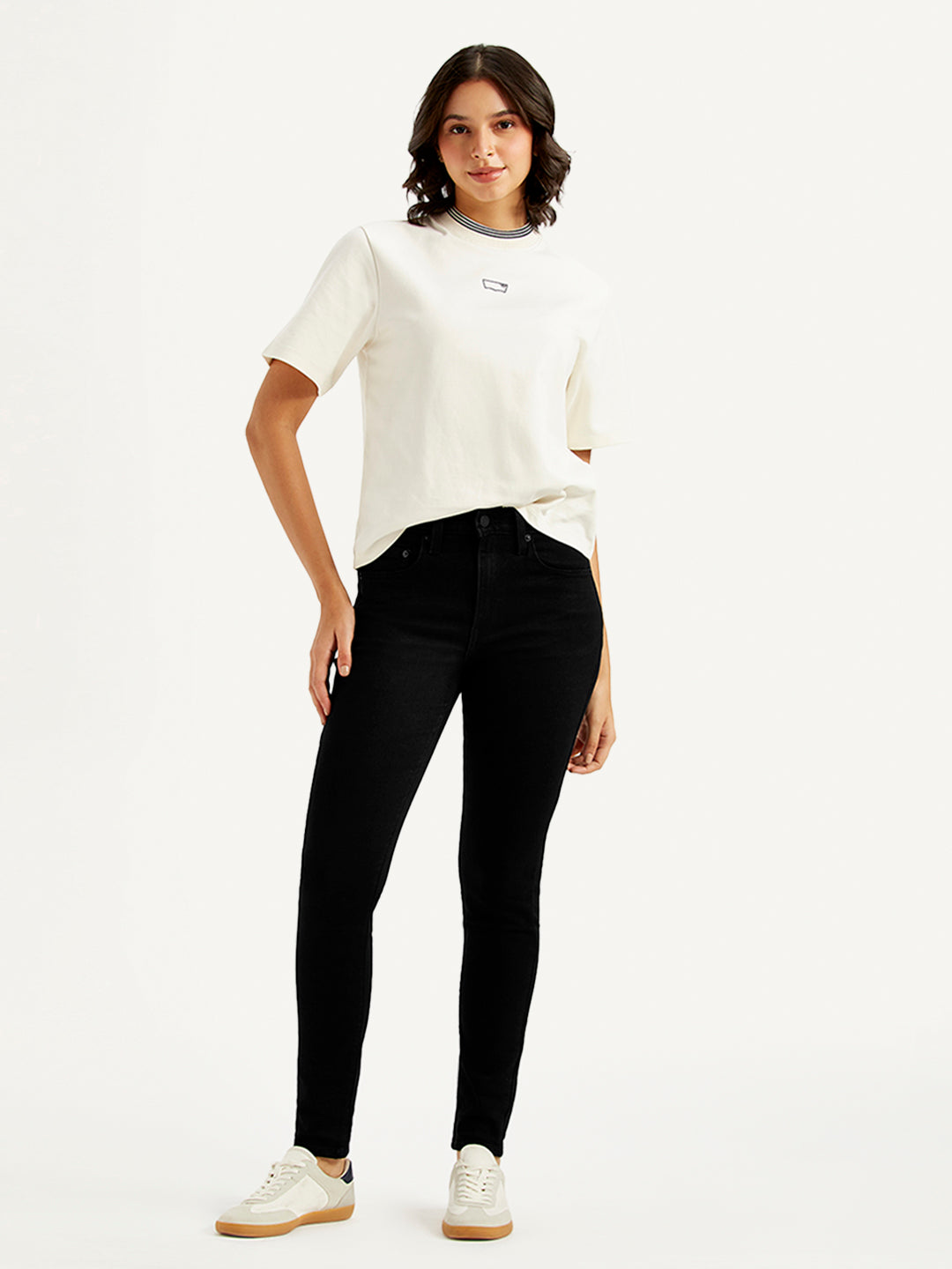 Women's 721 Black Skinny Fit High Rise Jeans - a36c2db22a764e1bb6b7aa31800e6e51 View