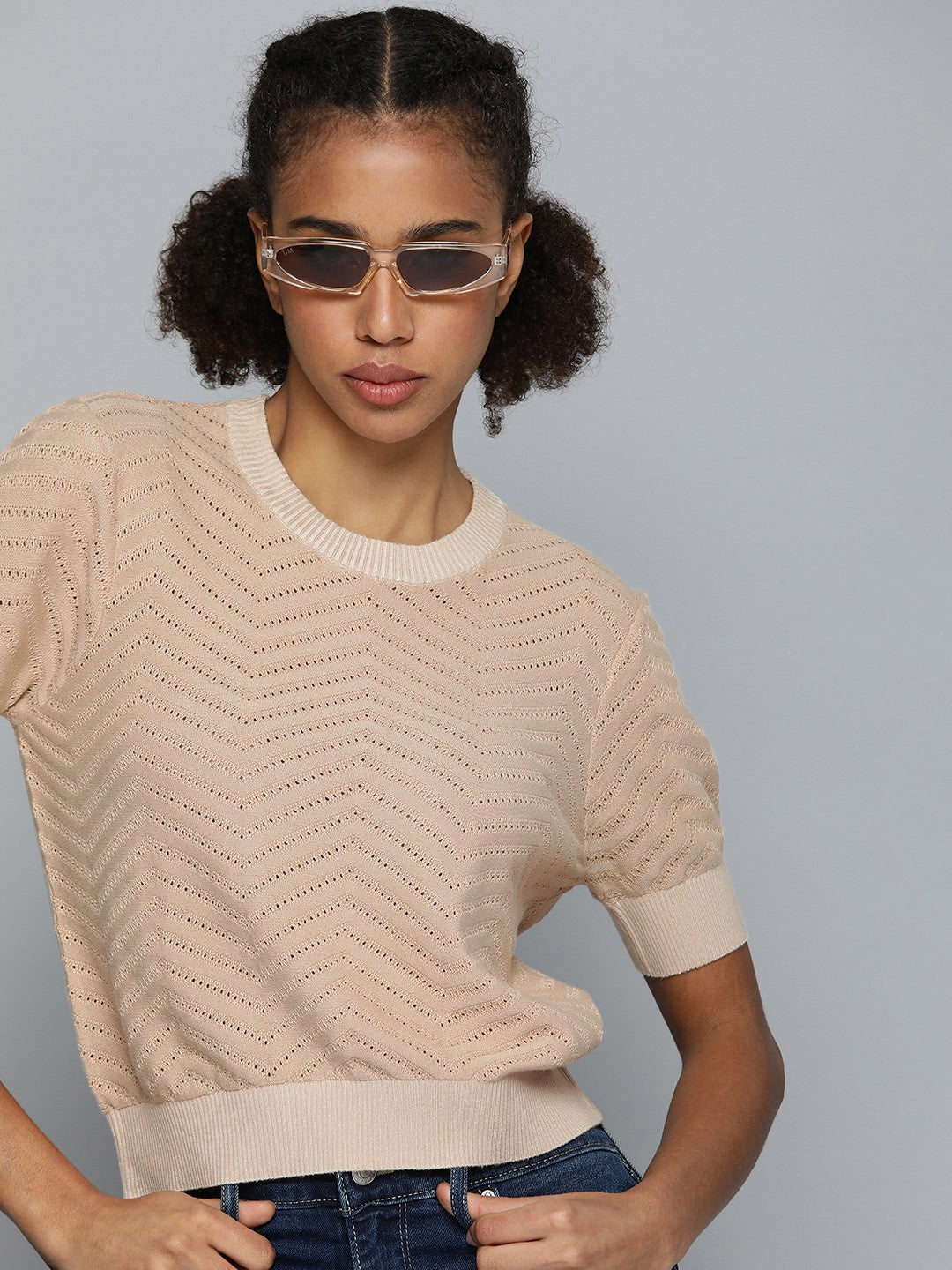 Women's Beige Sweater