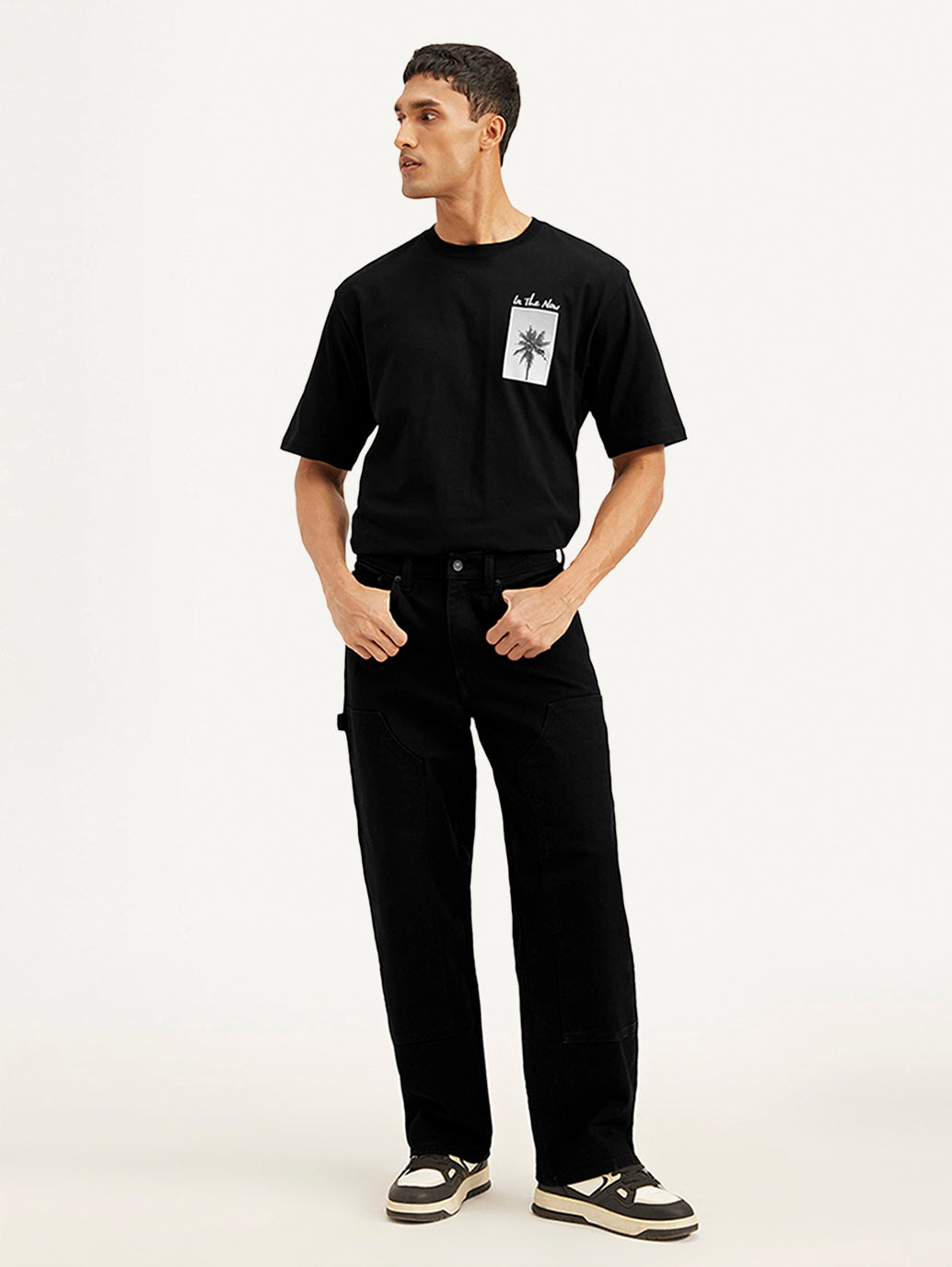 Men's 578 Black Loose Fit Mid Rise Jeans - a60a0f74761cb41d0a12d7d4a4d4a931 View