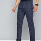 Men's Navy Slim Fit Chinos - 2 View