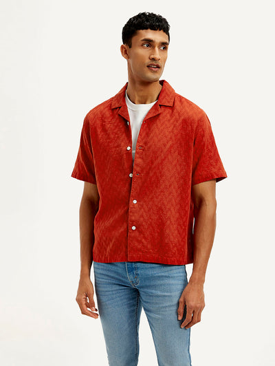 levi's Men's Resort Collar Chevron Loose Fit Shirt-picture-23