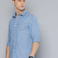 Men's Solid Regular Fit Shirt - 26f3a544-f06f-4122-99b6-7790d8f16e6f View