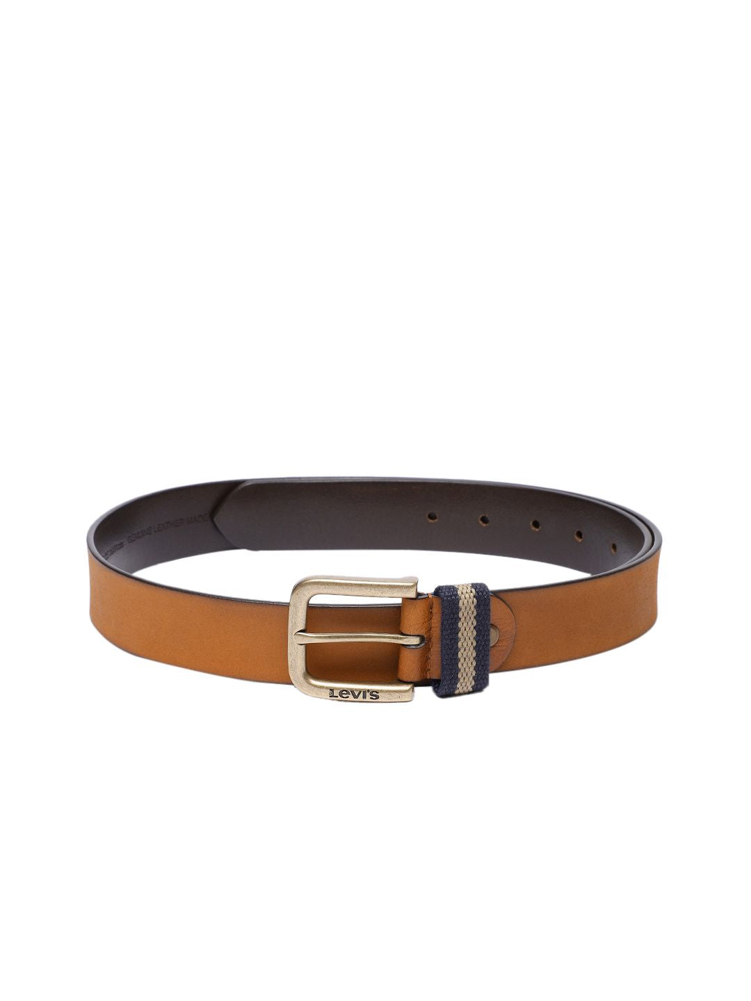 Men's Tan Solid Belt - b50317ad-7adc-451a-a610-e7928517db101742204279190-Men-Solid-Leather-Belt-8121742204278975-1 View