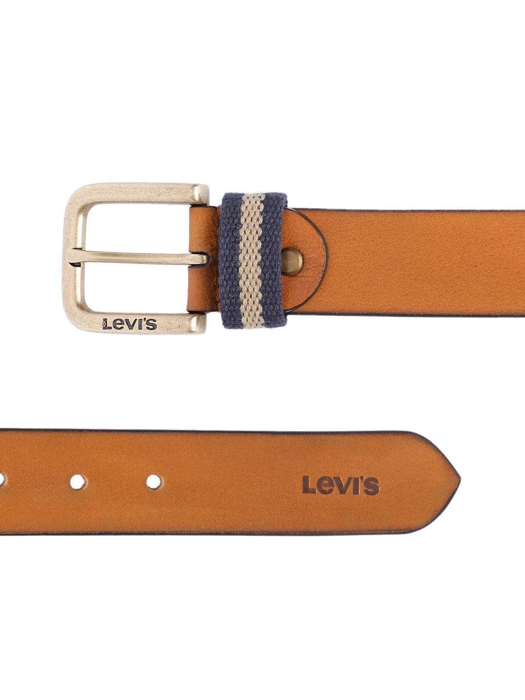 Men's Tan Solid Belt - b603910b-27a1-4d87-89e8-c567e1d5ae511742204279122-Men-Solid-Leather-Belt-8121742204278975-3 View