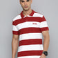 Men's Striped Polo T-shirt