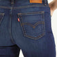 Women's 724 Dark Blue Straight Fit High Rise Jeans - b9d4ad30655d18621af8e242ff55a6c5 View