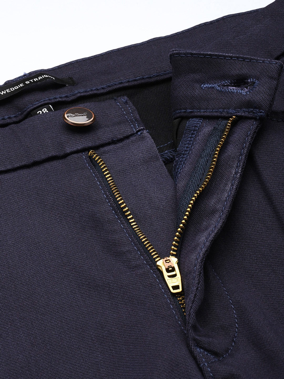 Women's Redloop High Rise Navy Straight Fit Trousers - ba301caa-c600-4c26-8654-d12b6a322fae1740742457716-Levis-Women-Trousers-1701740742457096-5 View