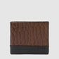 Men's Brown Textured Card Holder - bbbd9a8a-667a-43e4-9544-4cc41d8740dc1742210050274-Men-Brown--Black-textured-Leather-Cardholder-173174221004986-1 View