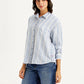 Women's Striped Relaxed Fit Shirt - bcebc69ed44f392d90b9295486434206 View