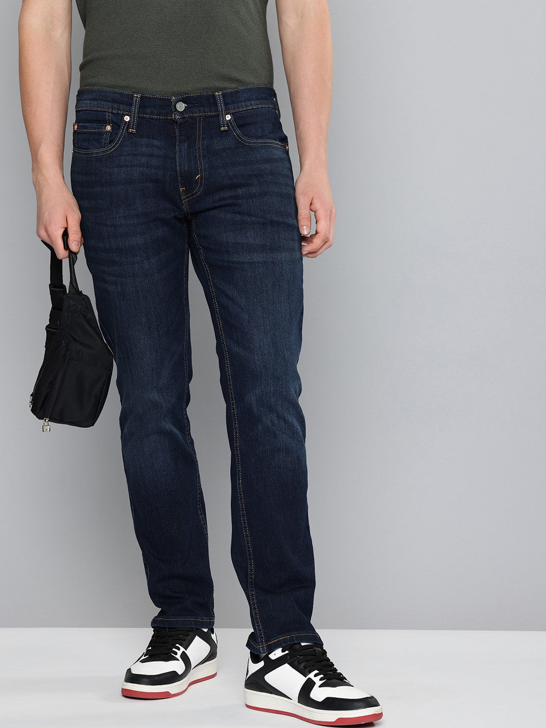 Men's 511 Indigo Slim Fit Mid Rise Jeans - c65c0d37-eb5e-427d-9771-d10e697209701732014116362-Mens-511-Slim-Fit-Indigo-Jeans-221732014115757-1 View