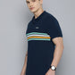 Men's Striped Polo T-shirt