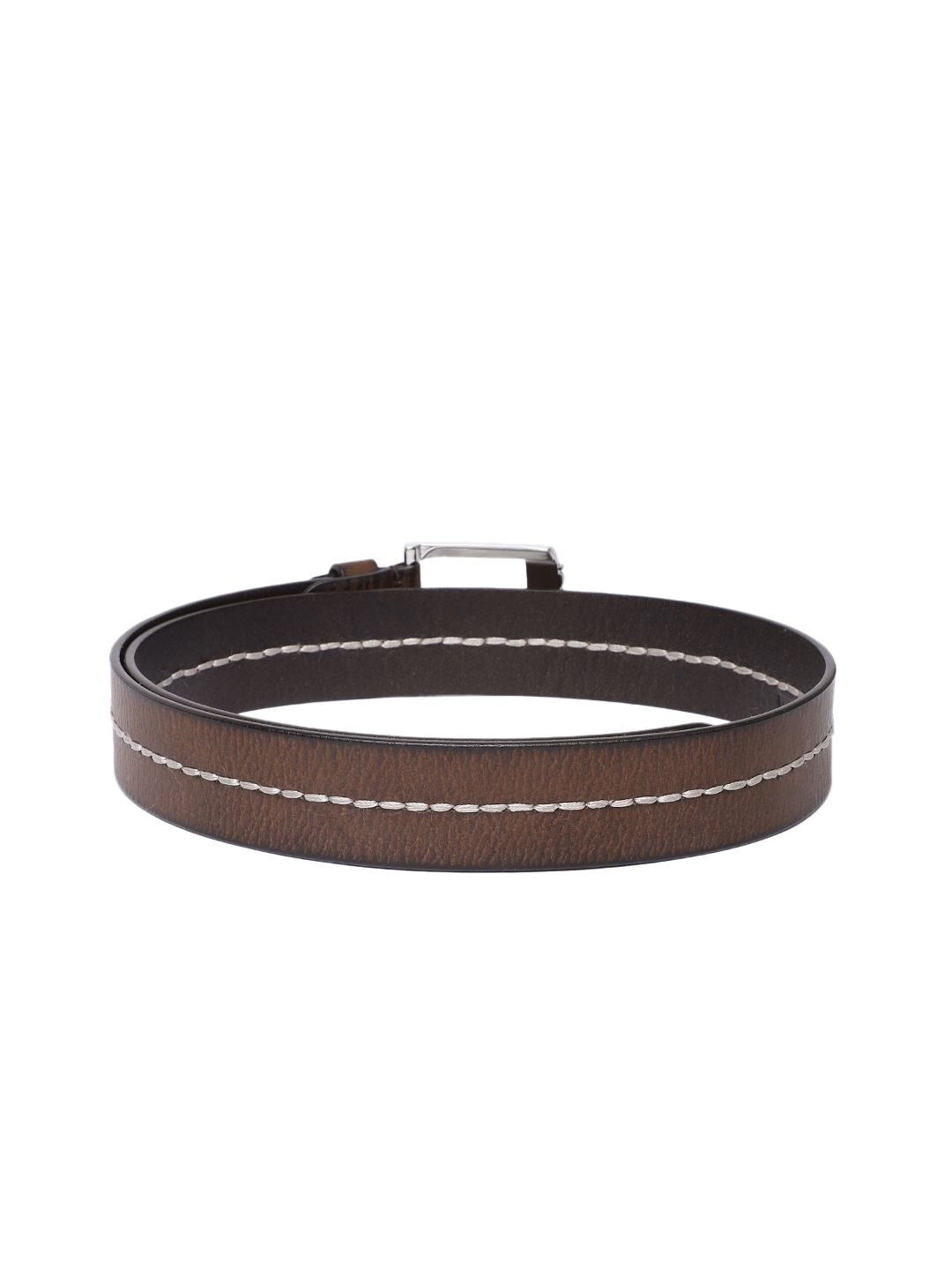 Men's Brown Textured Belt - d83d933d-f31e-4416-becc-41541377cc281742190749476-Men-Textured-Leather-Belt-1411742190749337-2 View