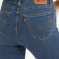 Women's 724 Blue Straight Fit High Rise Jeans - dc3f18a9532606580c0b0e4035a85a1a View