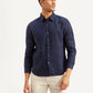 Men's Redloop Solid Regular Fit Linen Shirt - de8f6f7e898c622c9b8b68bed7b73bab View
