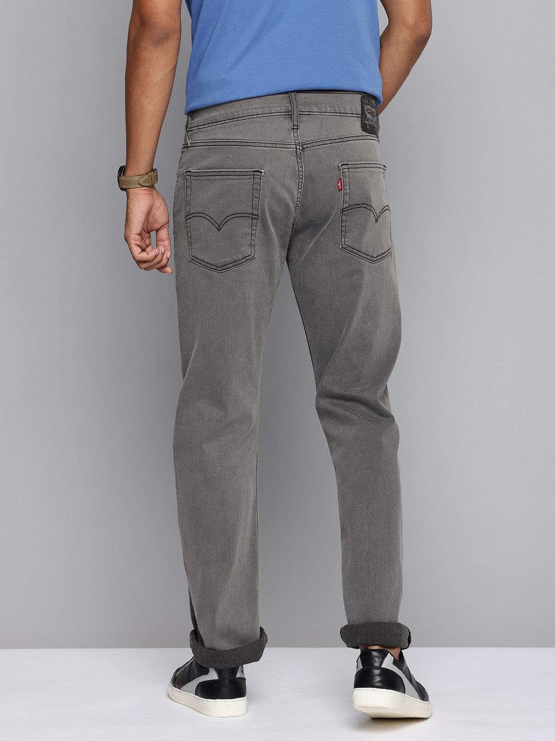 Men's 513 Dark Blue Slim Straight Fit Mid Rise Jeans – Levis India Store
