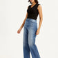 Women's Blue Loose Fit High Rise Jeans - 080dff64-99da-4b2b-88be-5e13fc18a679 View