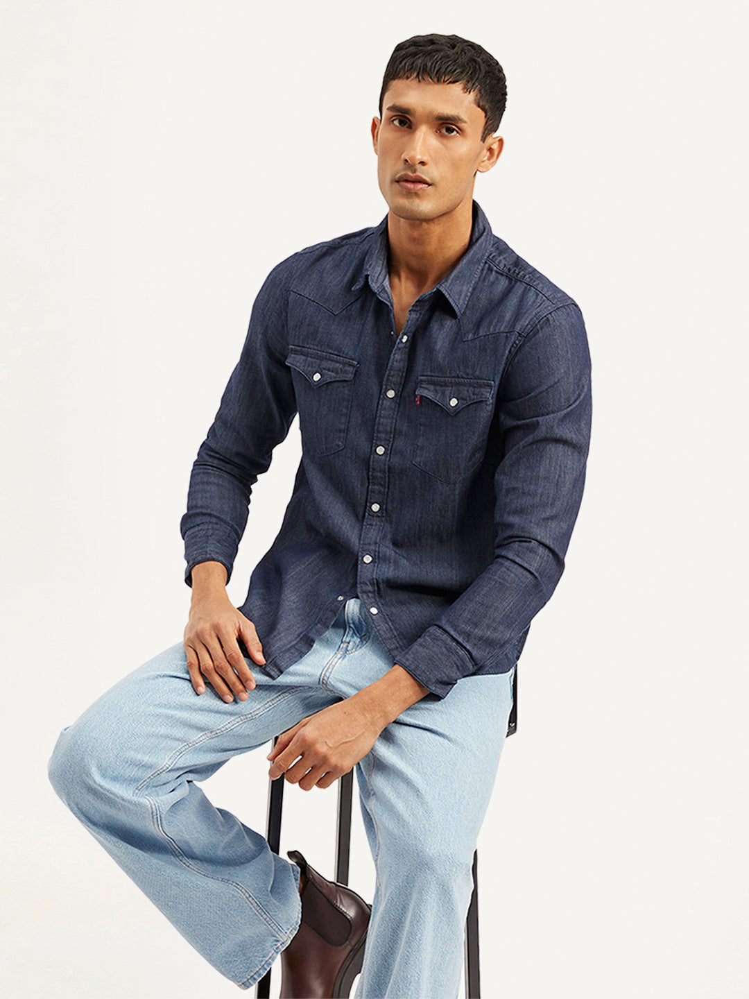 Men's Solid Slim Fit Shirt - 0dda2698-7f7e-4015-8584-573b1220d01c View