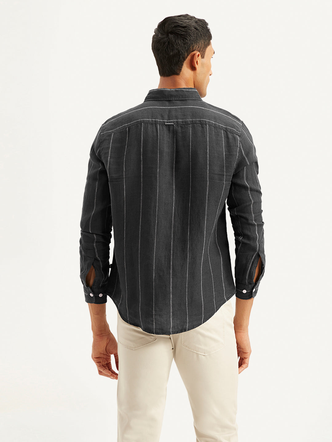 Men's Redloop Striped Slim Fit Shirt - 0dde6025-8bbf-4c78-a8c5-283549cf1b92 View