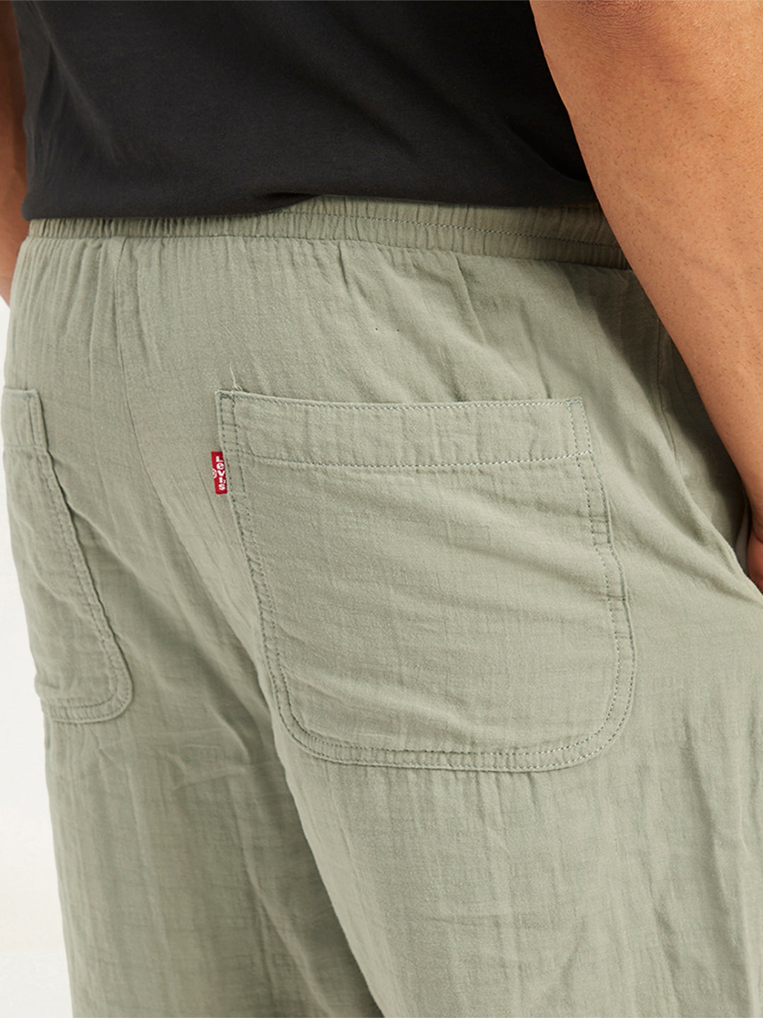 Men's Olive Relaxed Fit Shorts - 1afa693e-26b0-4fea-9aca-0e3bffabaef9 View