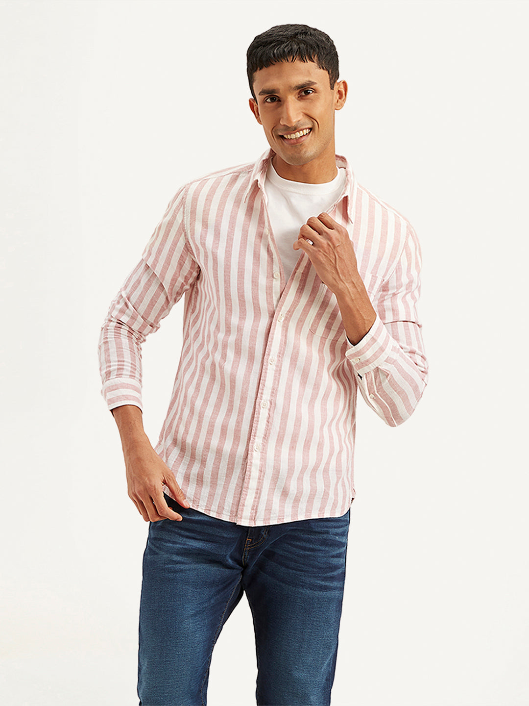 Men's Striped Slim Fit Shirt