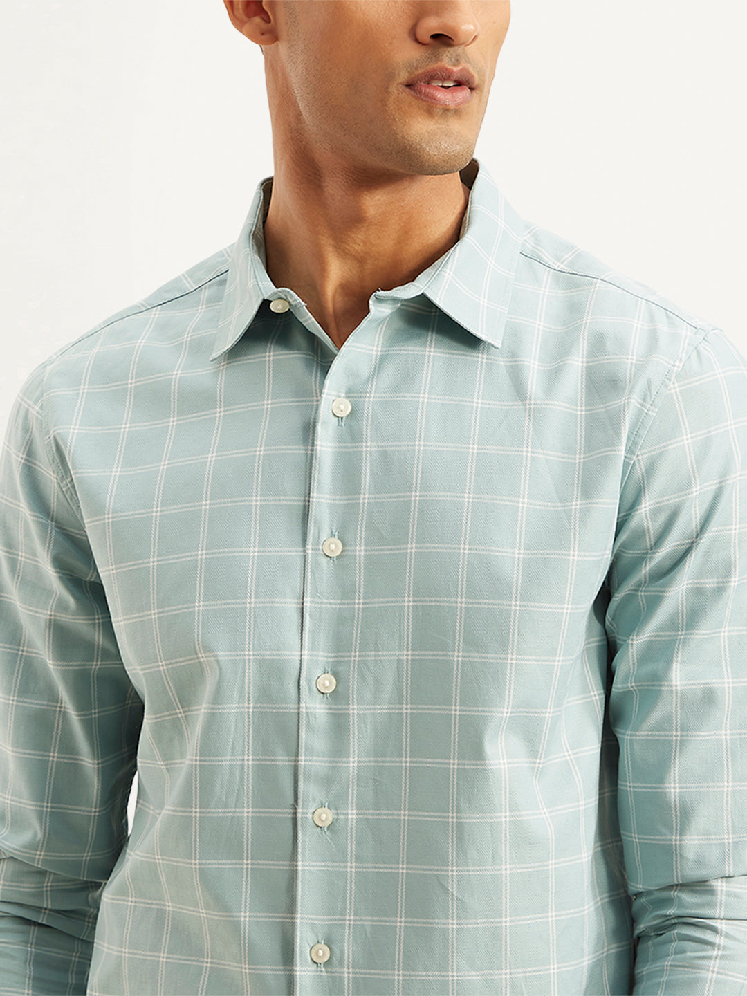 Men's Redloop Checkered Slim Fit Shirt - 3485d2a7-0657-44be-b385-4bc24ec6acee View