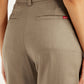Women's High Rise Taupe Loose Fit Trousers - 34a7b107-ab32-486a-9347-e3d1dff752d6 View